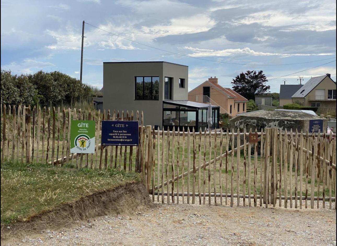 Face Aux Isles Villa Saint-Marcouf Екстериор снимка